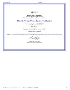 DMDWBE Certificate-Vivid Consulting Hillsborough County 2024-2027